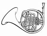 Horn Instruments Corno Francese Psf Horns Strumenti Tromba Musicali Clip Horner sketch template