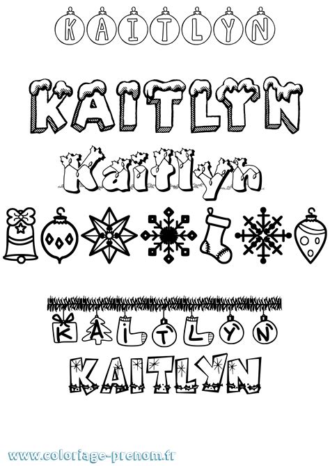 coloriage du prenom kaitlyn  imprimer ou telecharger facilement