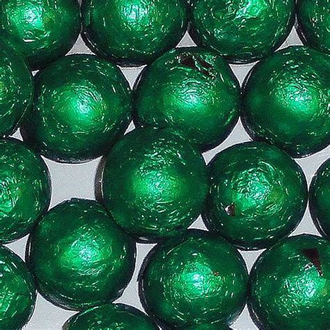 Green Foil Wrapped Chocolate Balls Online Candy