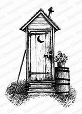 Outhouse Sketch Drawing Pencil Drawings Coloring Victorian Sketches Stencils Pages Wood Burning Pen Template Houses Sketching House Barn Cabins Old sketch template