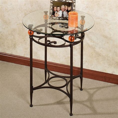 amazoncom touch  class adele  accent table bronze home kitchen