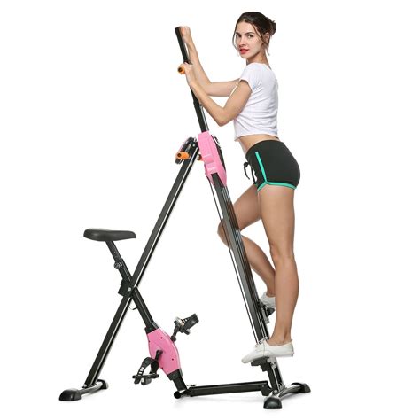 health  fitness den ancheer vertical climber exercise bike   machine review