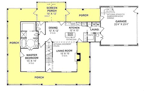 country style house plan  beds  baths  sqft plan   floorplanscom