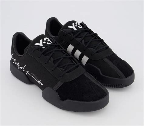 adidas    yunu trainers black white unisex sports