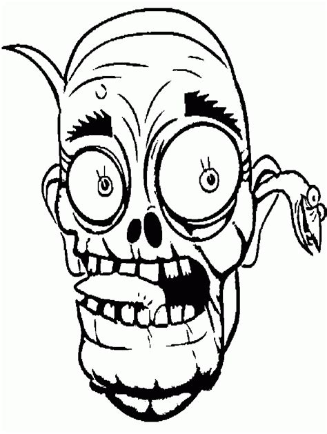 scary zombie coloring pages coloring home