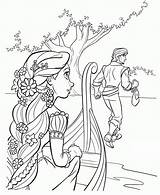 Flynn Mewarnai Rapunzel Rider Buku Fever Gambarcoloring Tangled Xcolorings sketch template