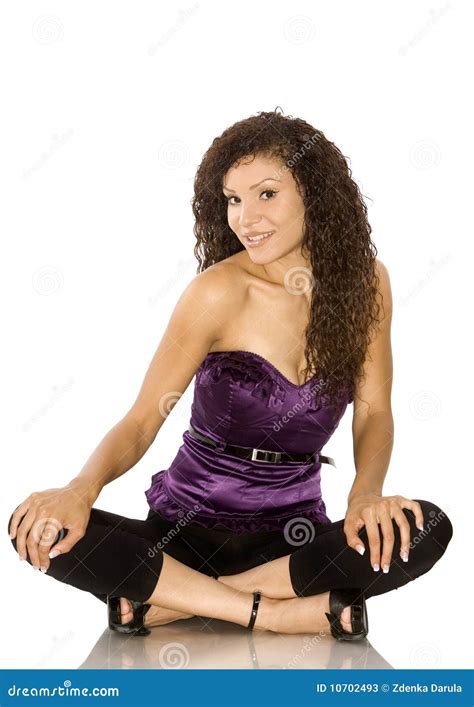 woman  purple stock image image  isolated fashion