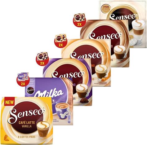 senseo koffiepads variatiepakket melkvarianten goed voor  kopjes bolcom