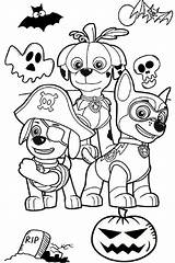 Halloween Patrol Psi Kolorowanki Spooky Wydruku Dzieci Coloringhome Template Printcolorcraft Rubble sketch template