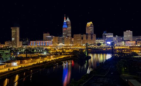 Cleveland At Night Decided On A Late Trip To Cleveland Sh… Flickr