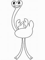 Ostrich Coloringbay 1559 2611 sketch template