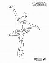 Ballerina Tutu Printcolorfun sketch template