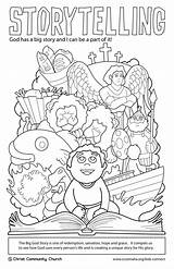 Coloring Pages Kids Story Storytelling Warnings Sirens sketch template