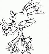 Blaze Coloring Pages Sonic Marvelous Cat Search Albanysinsanity sketch template