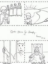 Coloring Joseph Pages Sold Into Slavery Bible Popular sketch template
