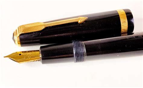 buy vintage parker duofold fountain    sold gold  nib
