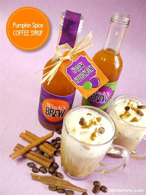 Pumpkin Spice Halloween Coffee Syrup Recipe Party Ideas Party