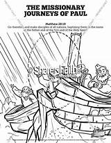 Missionary Journeys Pauls Sharefaith 39s Getcolorings Crafts Aroma sketch template