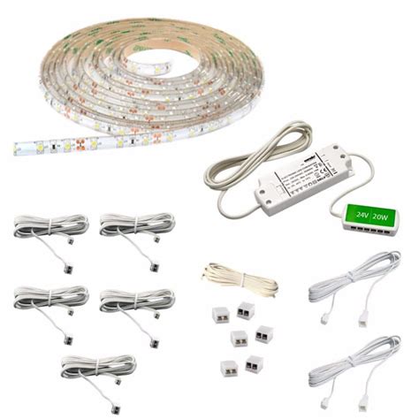 commercial electric    cm linkable single color indoor led flexible tape light kit