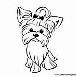 Yorkie Coloring Pages Dog Drawing Line Printable Kids Paintingvalley Terrier Adults Poo Explore Drawings Template Clipartmag sketch template