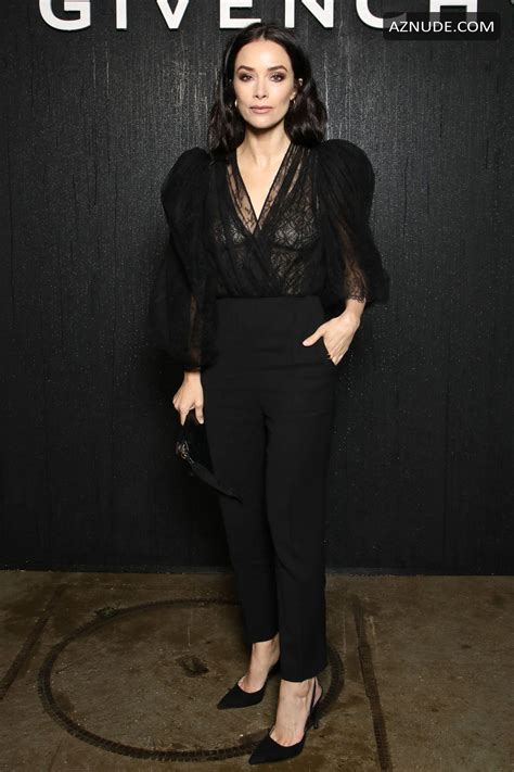 Abigail Spencer Seen At The Photocall Of The Givenchy Fashion Show Fall