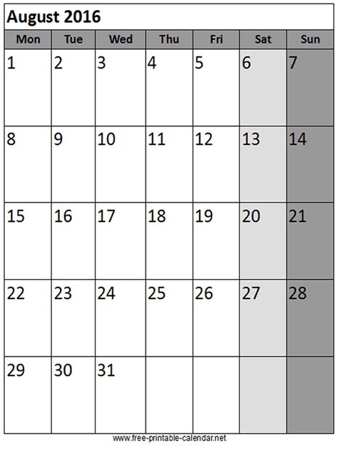 printable calendar waterproof calendar templates