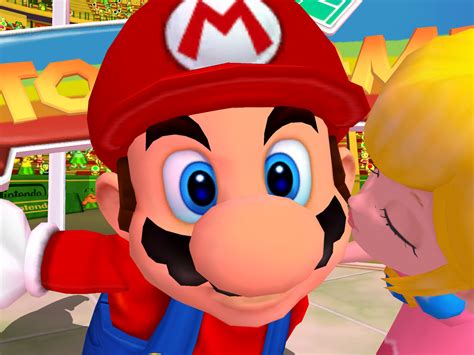 Image Mario And Peach Trophy Cutscene Mario Power