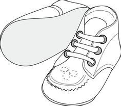 shoe outline template   clip art  clip art