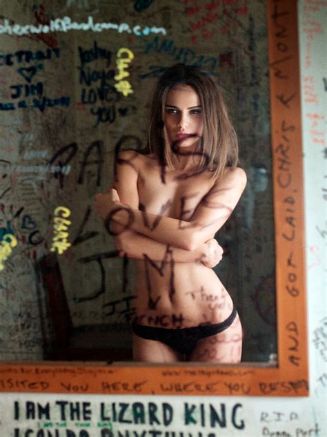 xenia deli get naked and show her hot clam for lovecat magazine
