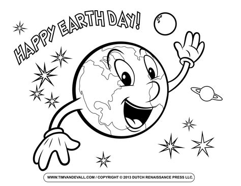 printable earth day coloring page  kids tims printables