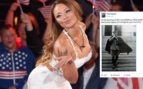 Tila Tequila Update She Posted A Photo Of Her True King Hitler For 420