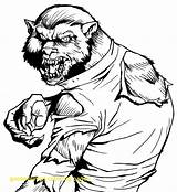 Werewolf Coloring Pages Goosebumps Printable Wolfman Colouring Halloween Werewolves Color Adult Cool Vampire Colour Kids Horrorland Fantasy Print Getdrawings Book sketch template