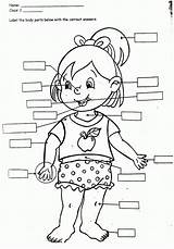 Body Parts Kids Clipart Drawing Coloring Library Clip Pages Print sketch template
