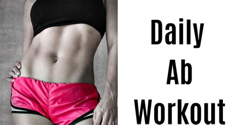 free daily ab workout routine