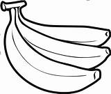 Banana Outline Clipart Clipartmag sketch template