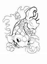 Coloring Tattoo Pages Tattoos Fish Coy Color Rose Dragon Printable Popular Designs Online Skull Own Getdrawings Getcolorings Kids Pag Colorings sketch template