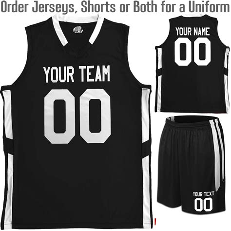 custom basketball jerseys black white home    etsy