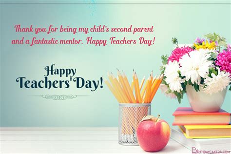 teachers day greeting wishes card