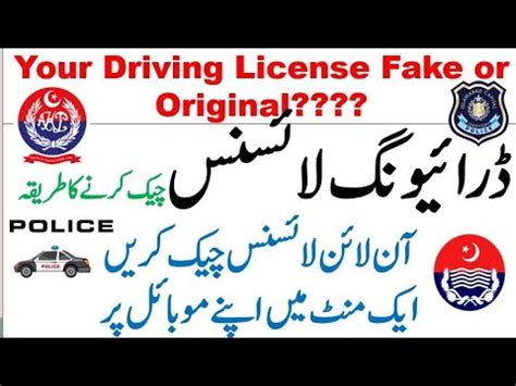 check driving licence driving license  verification