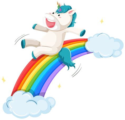 rainbow unicorn  vector art   downloads
