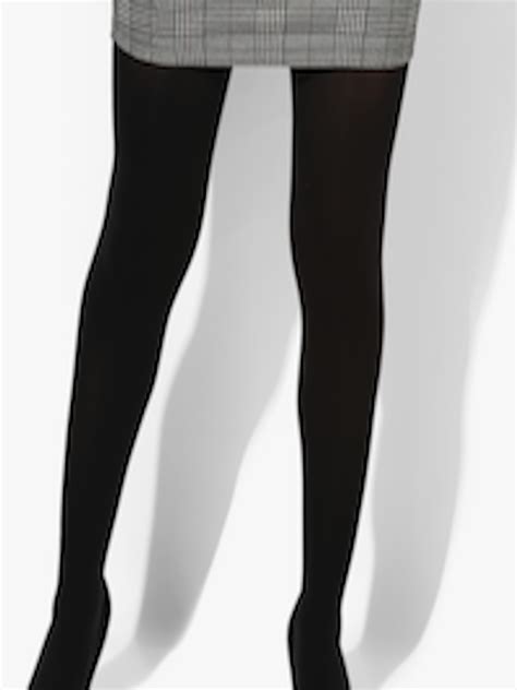 Buy Black Solid Stockings Stockings For Women 7929437 Myntra