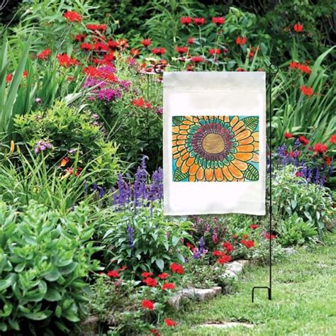 decorative garden flag  custom printed artwork