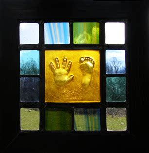 news  crystal imprints cast glass hands  footprint pawprint impressions aswell