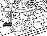 Minion Coloring Pages Evil Color Getcolorings Getdrawings sketch template