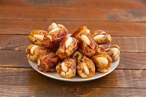 Dates Stuffed With Ginger And Almonds Recipe Joyful Belly School Of