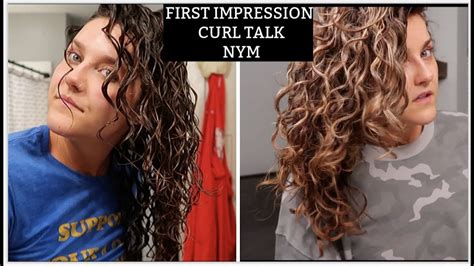 curl talk first impression curly girl method affordable youtube