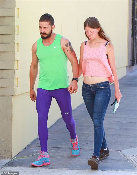 shia labeouf and ex wife mia goth spotted k daily mail