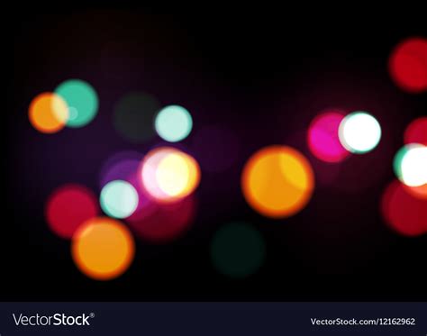 night lights abstract background royalty  vector image