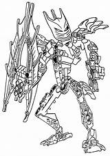 Bionicle Coloring Pages Lego Print sketch template