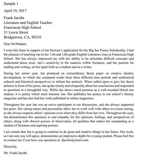 cover letter  scholarship application  cover letters
